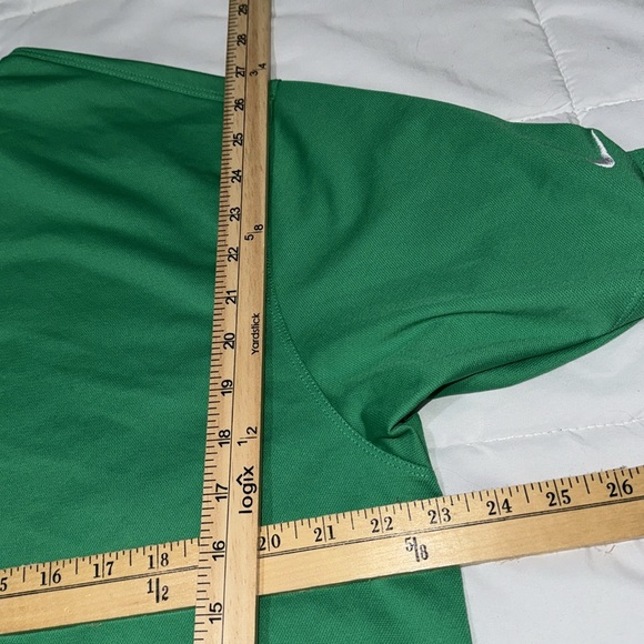 YY- Nike Golf Polo Shirt Mens size Large Green Dri-Fit Short Sleeve - Picture 7 of 7